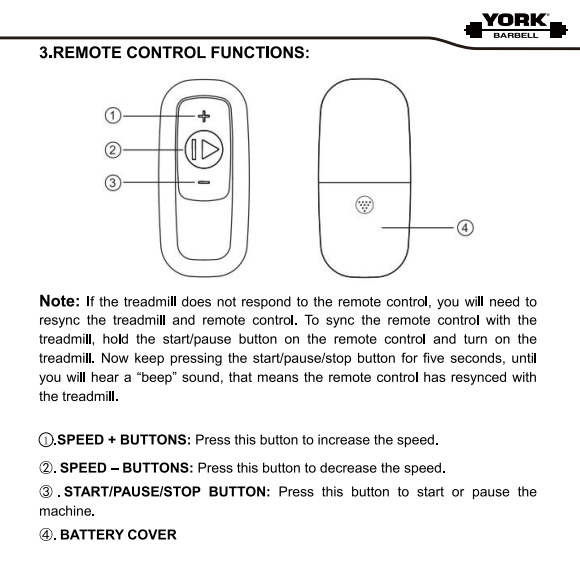 HT1 Remote Control Features